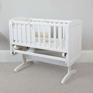 Колыбель Mothercare Deluxe с маятниковым механизмом из древесины березы