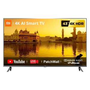 Телевизор 43‘’ Xiaomi Mi TV 4A, Smart TV, 4K