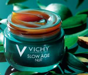 Бесплатно получаем ночной крем и маску Slow Age от Vichy