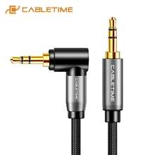 Угловой AUX кабель от Cabletime