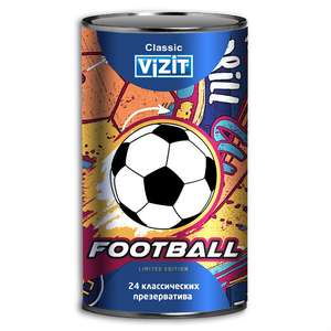 Презервативы VIZIT Classic Football классические, 24 шт