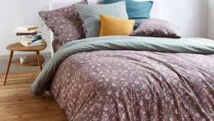 Пододеяльник из осветленного хлопка, Country Flower 200x200 в laredoute