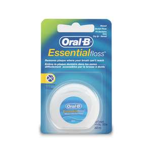 Зубная нить ORAL-B Essential вощеная