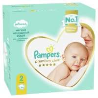 Подгузники Pampers Premium Care Mini 2 (4-8 кг) 102 шт.