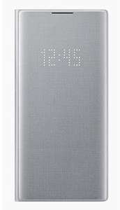 Чехол для Samsung Galaxy Note 10 (2019) SM-N970 LED View Cover серебристый