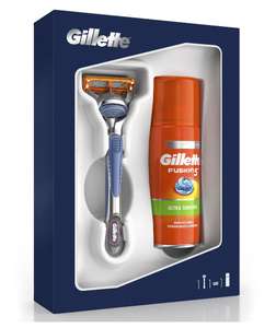 Gillette Fusion Set бритвенный станок и гель для бритья