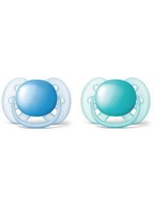 Пустышка Philips AVENT Ultra soft SCF212/SCF213, 2 шт., 6-18 мес.