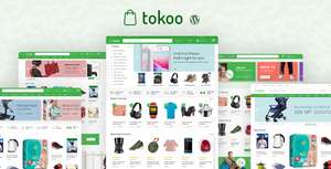 Бесплатная тема для маркетплейса Tokoo для WordPress