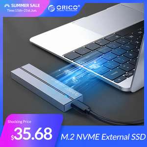 Внешний SSD ORICO 128 ГБ за $31.68